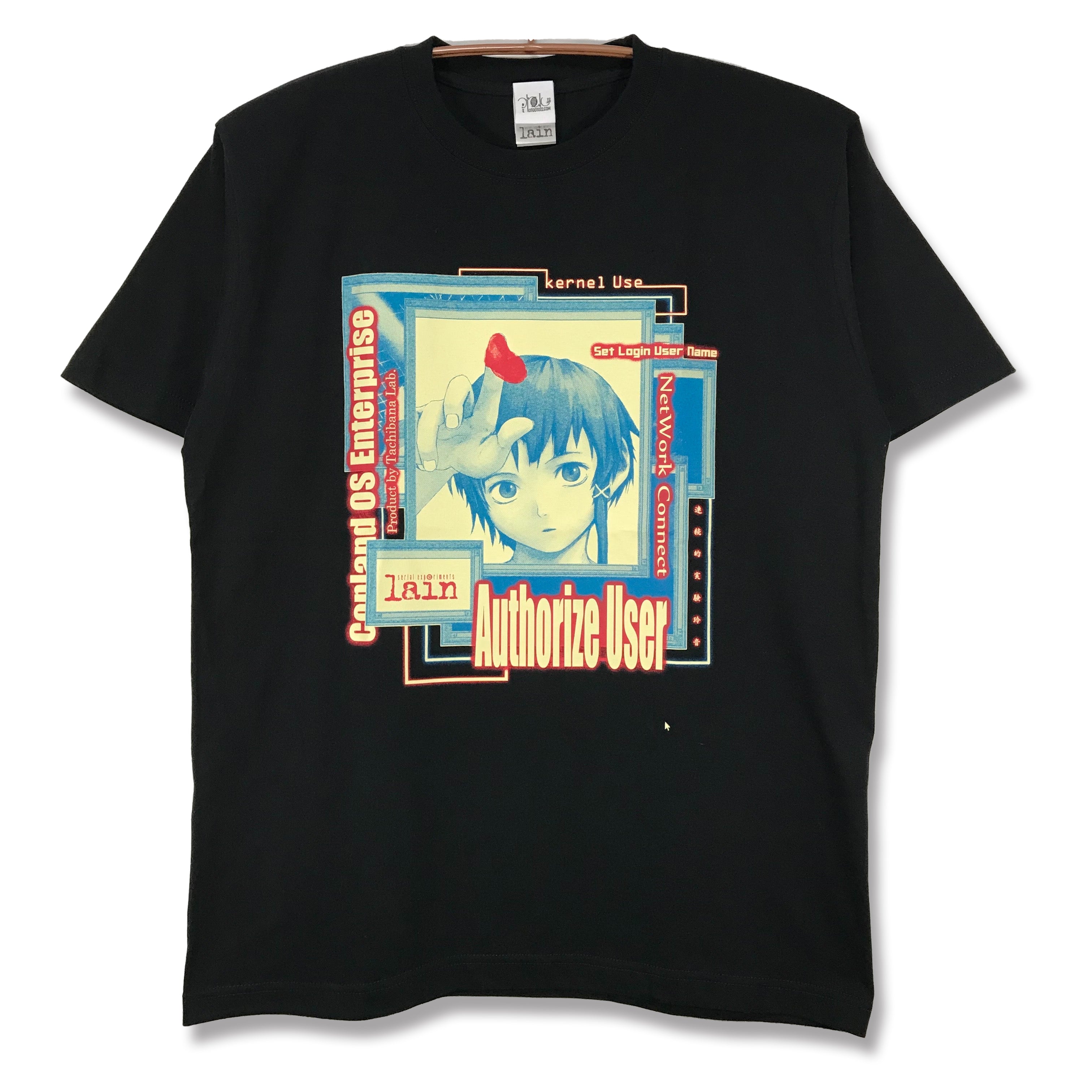 serial experiments lain + otooto22 Tシャツ serial experiments lain × otooto22】window Tシャツ