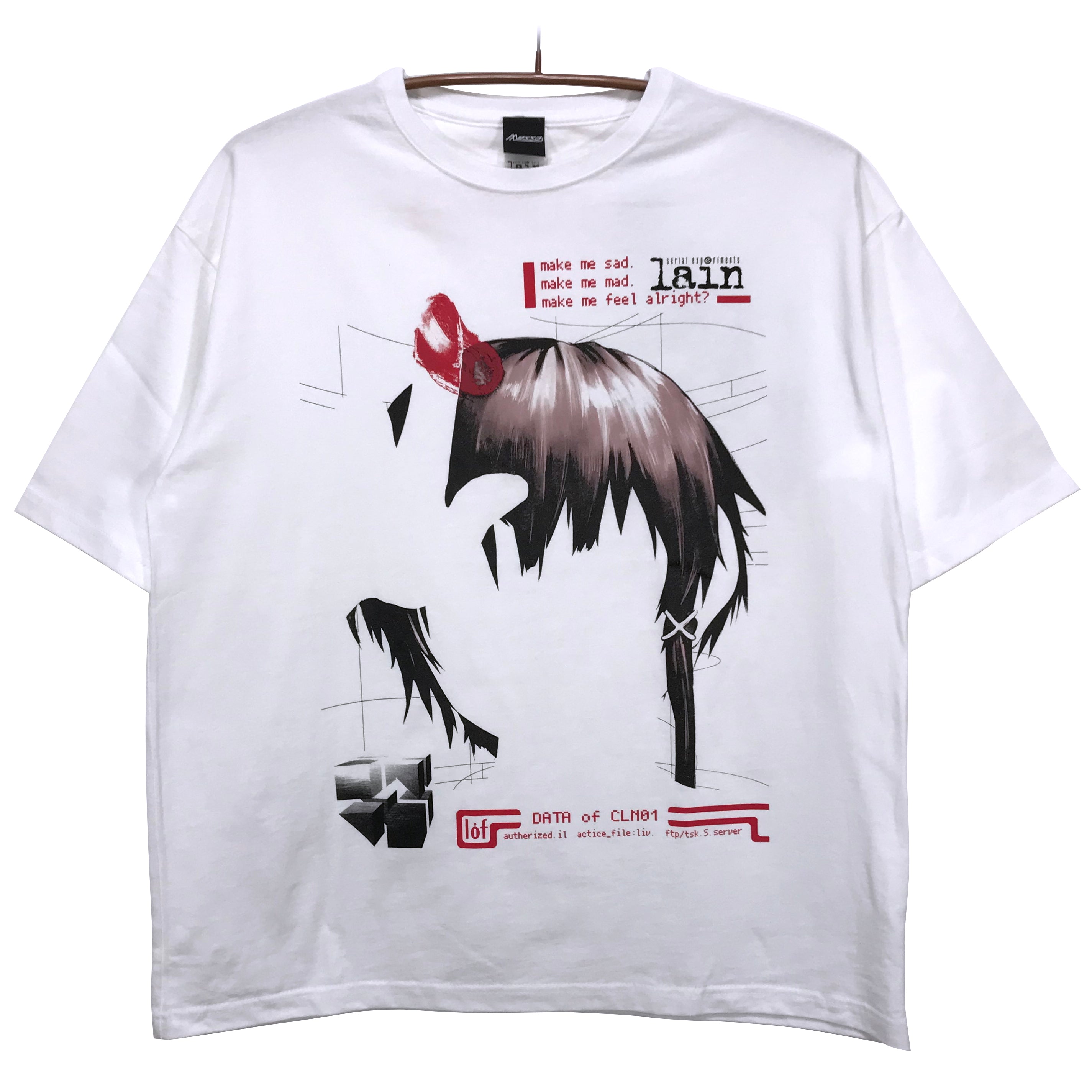 serial experiments lain + messa store] Blood Trail Big silhouette T-s –  Messa Store OS