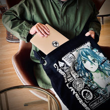 Load image into Gallery viewer, [Cyberia Layer:06] Subliminal Aurora Craft Ring Canvas Shoulder Bag
