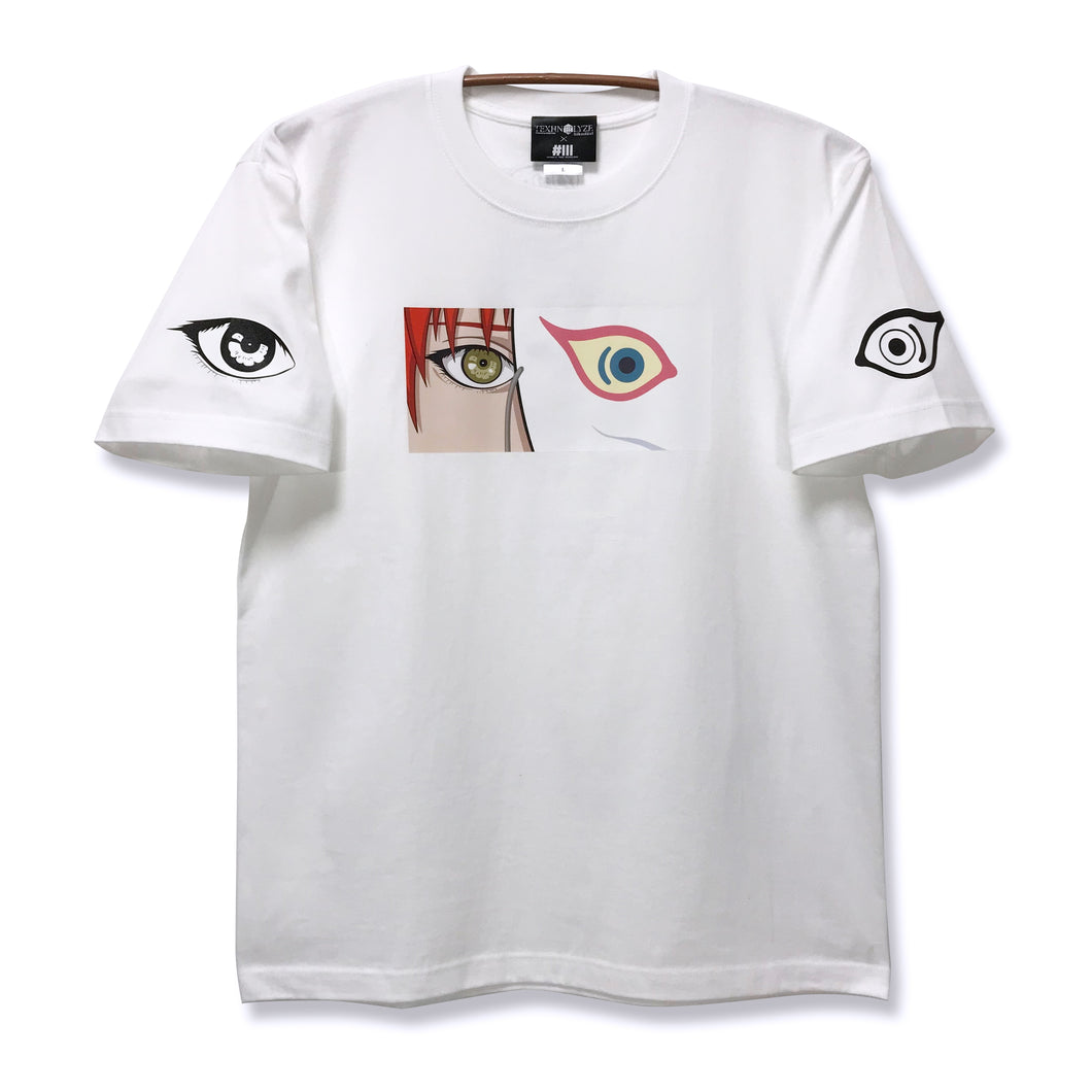 [TEXHNOLYZE + NUMBER 3] Behind The Mask T-shirt -WHITE-