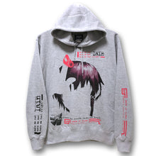 Load image into Gallery viewer, [serial experiments lain + messa store] Blood Trail  pullover hoodie -GRAY-
