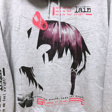 Load image into Gallery viewer, [serial experiments lain + messa store] Blood Trail  pullover hoodie -GRAY-
