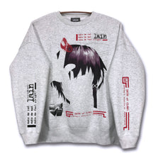 Load image into Gallery viewer, [serial experiments lain + messa store] Blood Trail Big silhouette Sweat shirt-ASH-
