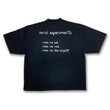 Load image into Gallery viewer, [serial experiments lain + messa] Distant Night Drop Shoulder T-Shirt -Black-
