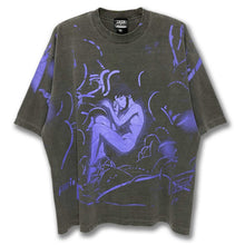 Load image into Gallery viewer, [serial experiments lain + messa] Distant Night Drop Shoulder T-Shirt -CHARCOAL-
