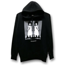 Load image into Gallery viewer, [serial experiments lain + CHAOSMARKET] Haircut  pullover hoodie -BLACK-
