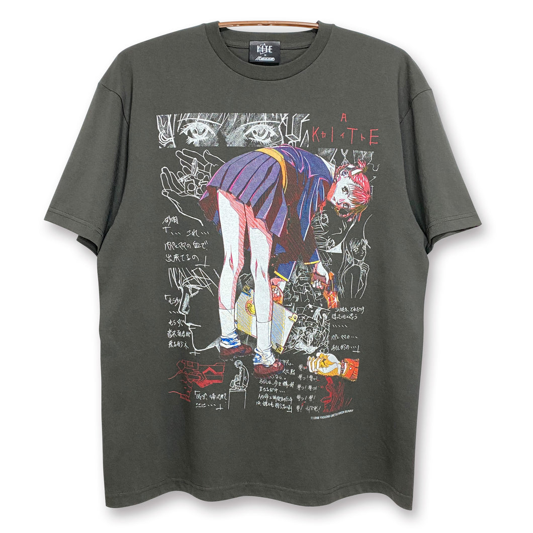[A KITE + messa store] Revenge Trigger T-shirt -Dark Charcoal-