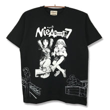 Load image into Gallery viewer, [NieA_7 + messa store] Look out at the Mothership T-shirt -BLACK-
