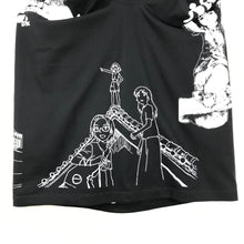 Load image into Gallery viewer, [NieA_7 + messa store] Look out at the Mothership T-shirt -BLACK-
