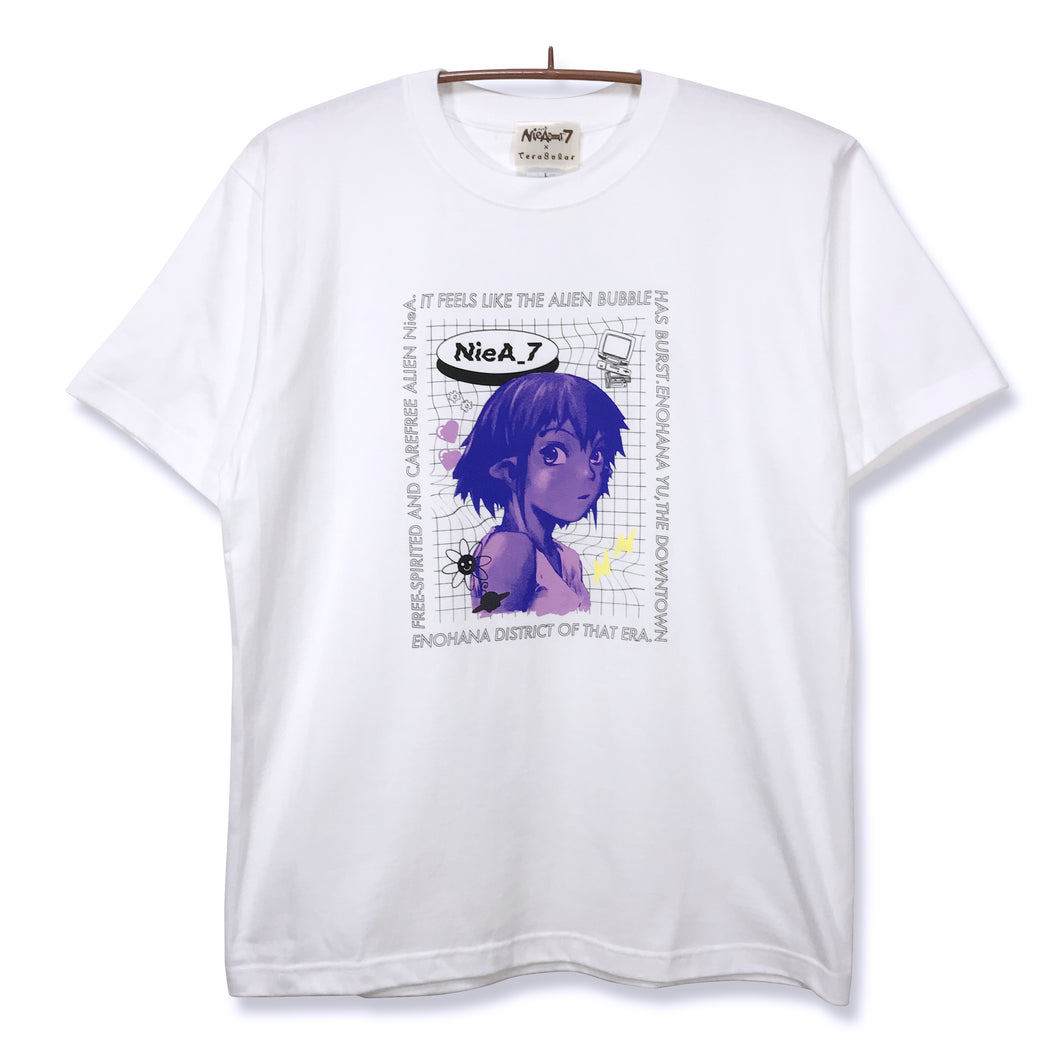 [NieA_7 + terasolar] NieA & Mayuko T-shirt -WHITE-