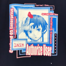 Load image into Gallery viewer, [serial experiments lain + otooto22] window T-shirt-BLACK-
