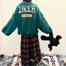 Load image into Gallery viewer, [serial experiments lain + KUDAN] Bear lain Revolution Knit sweater-Dark Teal- (One size)
