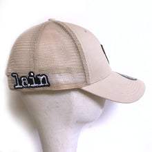 Load image into Gallery viewer, [serial experiments lain + NUMBER 3] LAIN Bear Icon embroidery mesh cap-BEIGE-
