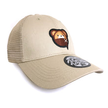 Load image into Gallery viewer, [serial experiments lain + NUMBER 3] LAIN Bear Icon embroidery mesh cap-BEIGE-
