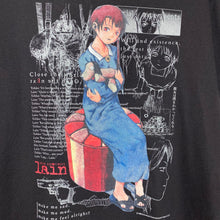 Load image into Gallery viewer, [serial experiments lain + messa] She Knows... T-Shirt -Black-
