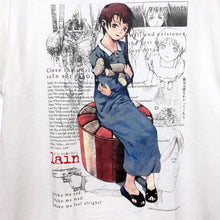 Load image into Gallery viewer, [serial experiments lain + messa] She Knows... T-Shirt -White-
