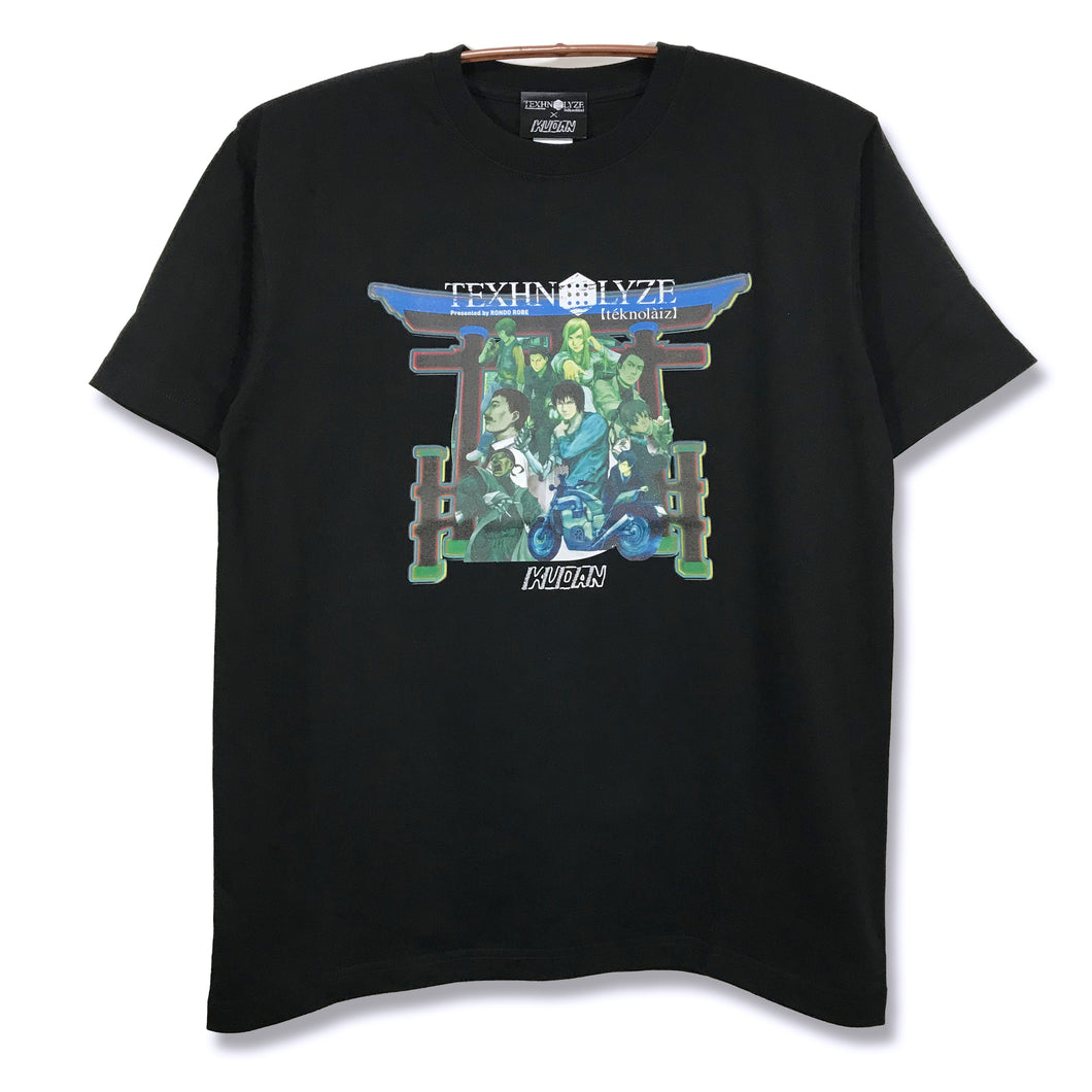 [TEXHNOLYZE + KUDAN] Matsuri T-shirt -BLACK-