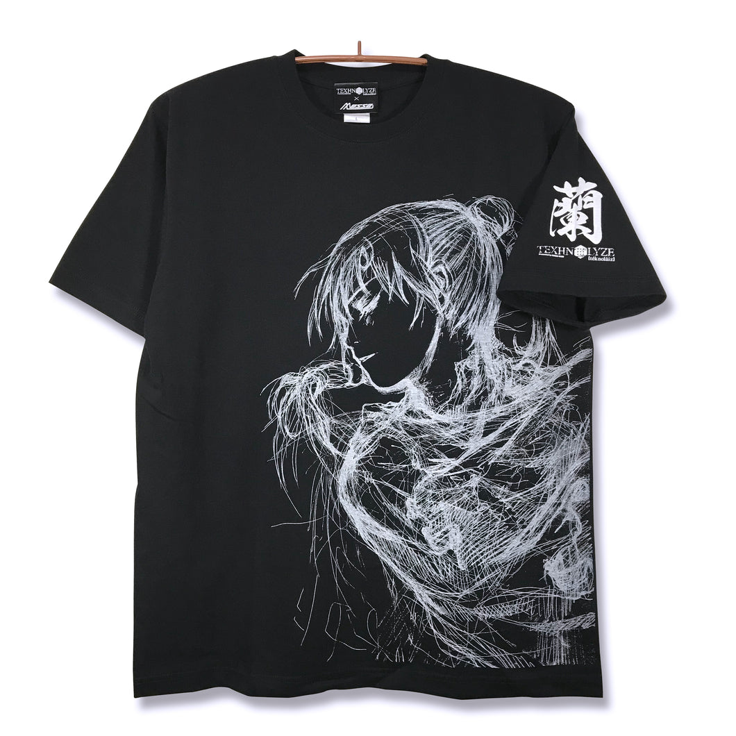 [TEXHNOLYZE + messa store] Ran T-shirt -BLACK-