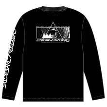 Load image into Gallery viewer, [Cyberia Layer  + messa store] Across the illusions Long sleeve T-shirt -BLACK-
