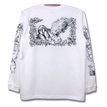 Load image into Gallery viewer, [Haibane Renmei + messa store] The Girls with Gray Wings Long sleeve T-shirt -WHITE-
