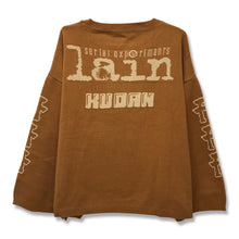 Load image into Gallery viewer, [serial experiments lain + KUDAN] Bear lain Revolution Knit sweater -Brown-
