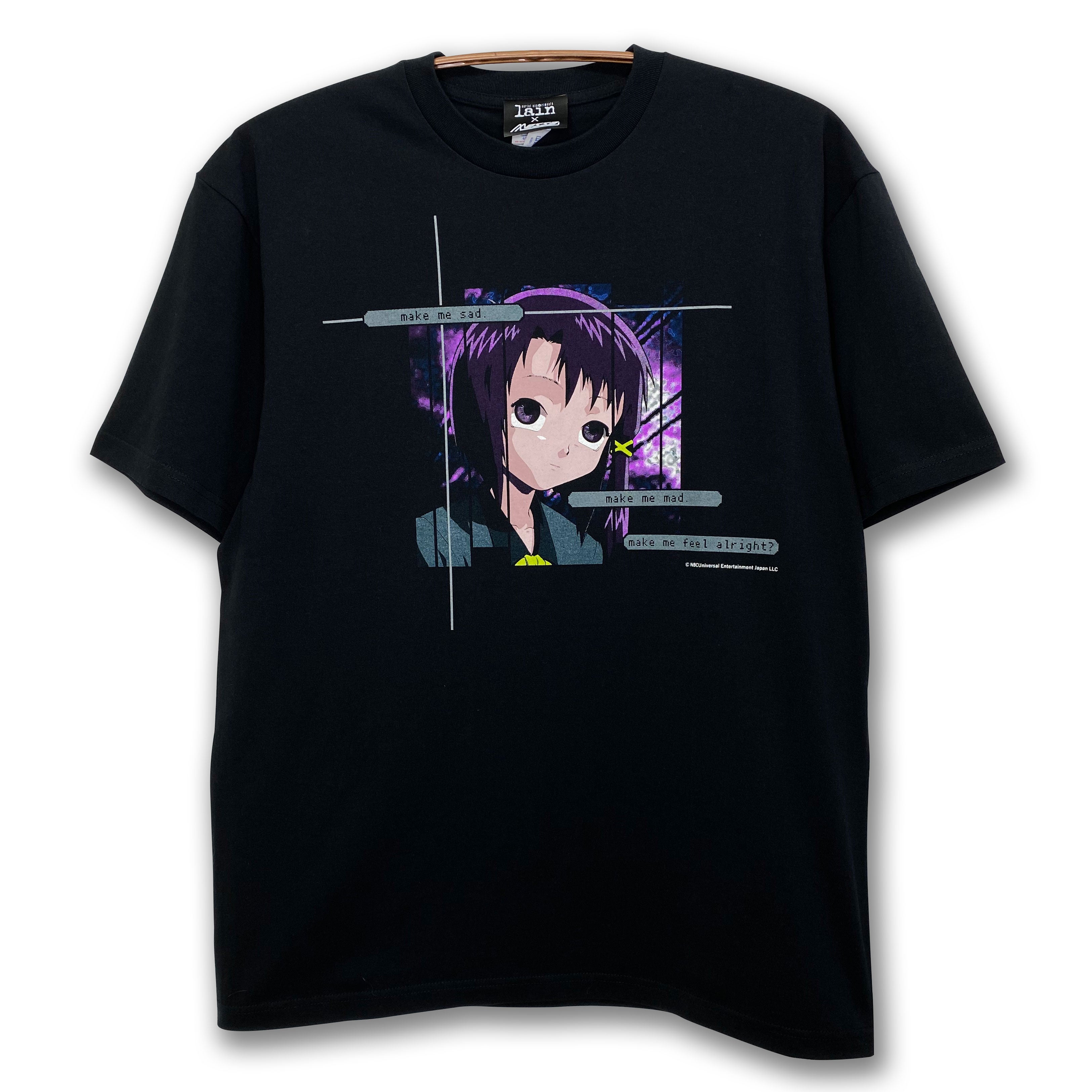 serial experiments lain レイン Tシャツ 04 希少 serial experiments lain レイン アニメ Tシャツ - メルカリ