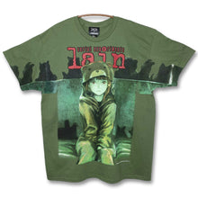 Load image into Gallery viewer, [serial experiments lain + messa store] The Green Room T-shirt -MILITARY GREEN-
