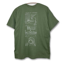 Load image into Gallery viewer, [serial experiments lain + messa store] The Green Room T-shirt -MILITARY GREEN-
