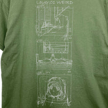 Load image into Gallery viewer, [serial experiments lain + messa store] The Green Room T-shirt -MILITARY GREEN-
