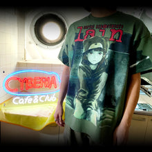 Load image into Gallery viewer, [serial experiments lain + messa store] The Green Room T-shirt -MILITARY GREEN-

