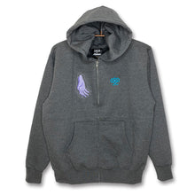 Load image into Gallery viewer, [serial experiments lain + messa] Wired Maiden Zip Hoodie -CHARCOAL-
