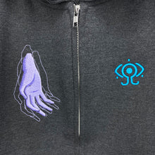 Load image into Gallery viewer, [serial experiments lain + messa] Wired Maiden Zip Hoodie -CHARCOAL-
