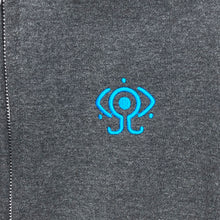 Load image into Gallery viewer, [serial experiments lain + messa] Wired Maiden Zip Hoodie -CHARCOAL-
