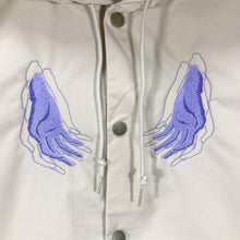Load image into Gallery viewer, [serial experiments lain + messa store] serial experiments lain Embroidered hooded jacket-BEIGE-
