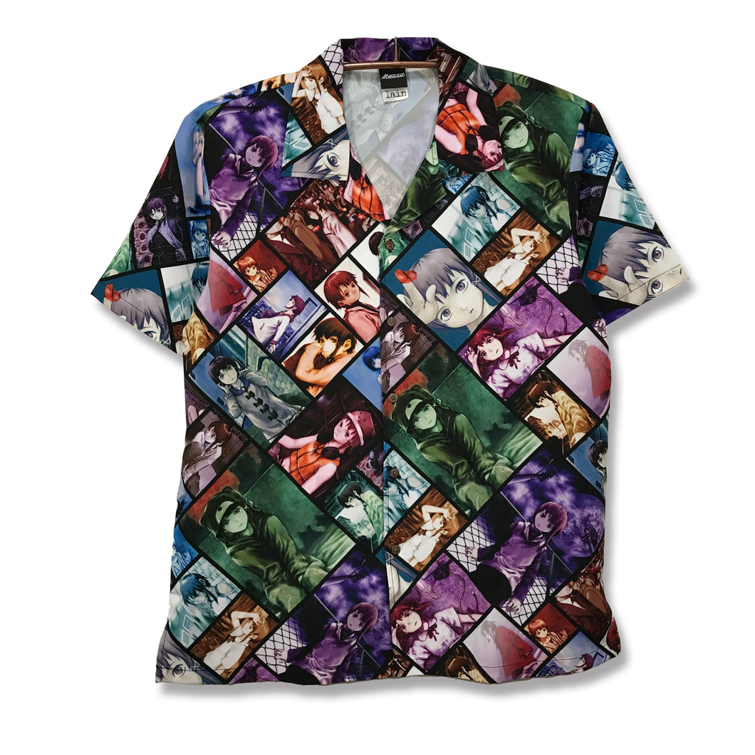 [serial experiments lain + messa store] Various lain patterns Hawaiian shirt