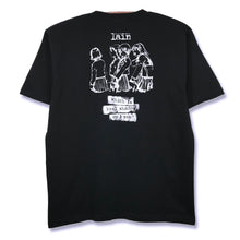 Load image into Gallery viewer, [serial experiments lain + messa store] Shadow T-shirt-BLACK-
