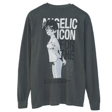 Load image into Gallery viewer, [U-jin + beauty:beast + messa] Angel Touch Long Sleeve T-shirt -CHARCOAL-
