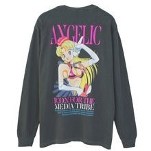Carica l'immagine nel visualizzatore di Gallery, [U-jin + beauty:beast + messa] Maglietta SS alza le gambe in alto -BLACK-
