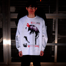 Load image into Gallery viewer, [serial experiments lain + messa store] Blood Trail Big silhouette Sweat shirt-ASH-
