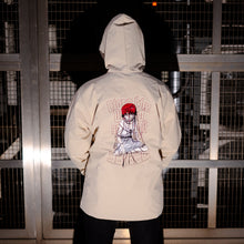 Load image into Gallery viewer, [serial experiments lain + messa store] serial experiments lain Embroidered hooded jacket-BEIGE-
