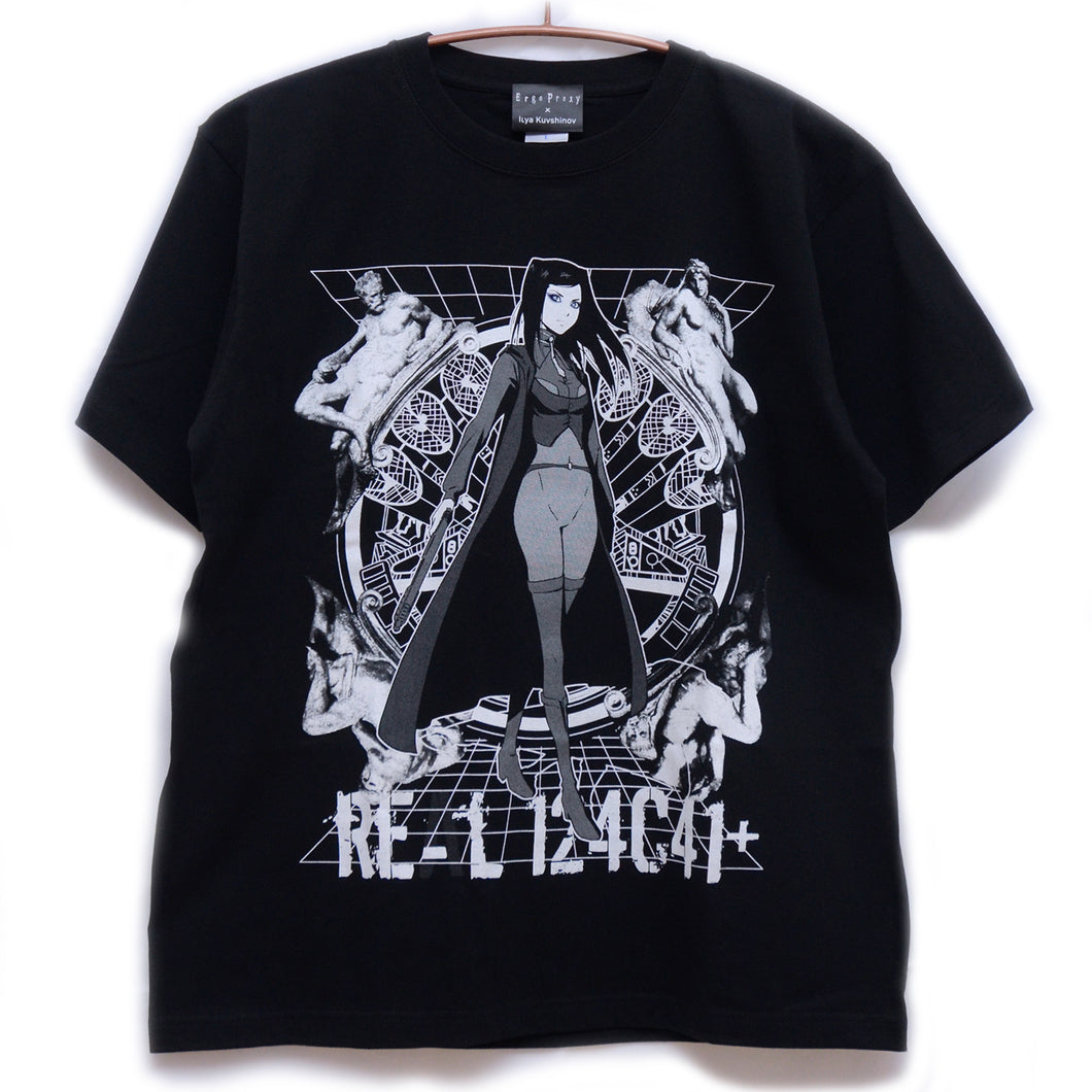 [Ergo Proxy + ILYA KUVSHINOV + messa store] re-l124c41+T-shirt BLACK