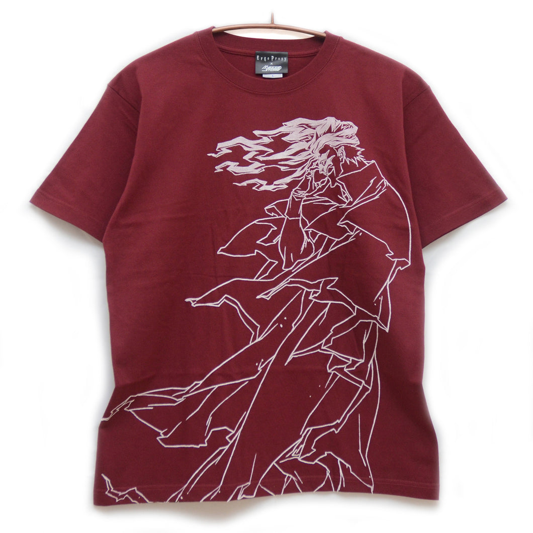 [Ergo Proxy + messa store]  awakening T-shirt BURGUNDY