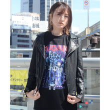 Load image into Gallery viewer, [serial experiments lain + KUDAN] ENTROPY T-shirt-BLACK-
