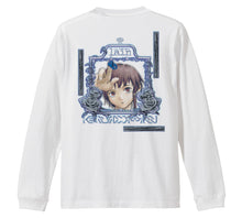 Load image into Gallery viewer, [serial experiments lain + KUDAN] NEGENTROPY Long sleeve T-shirt-WHITE-
