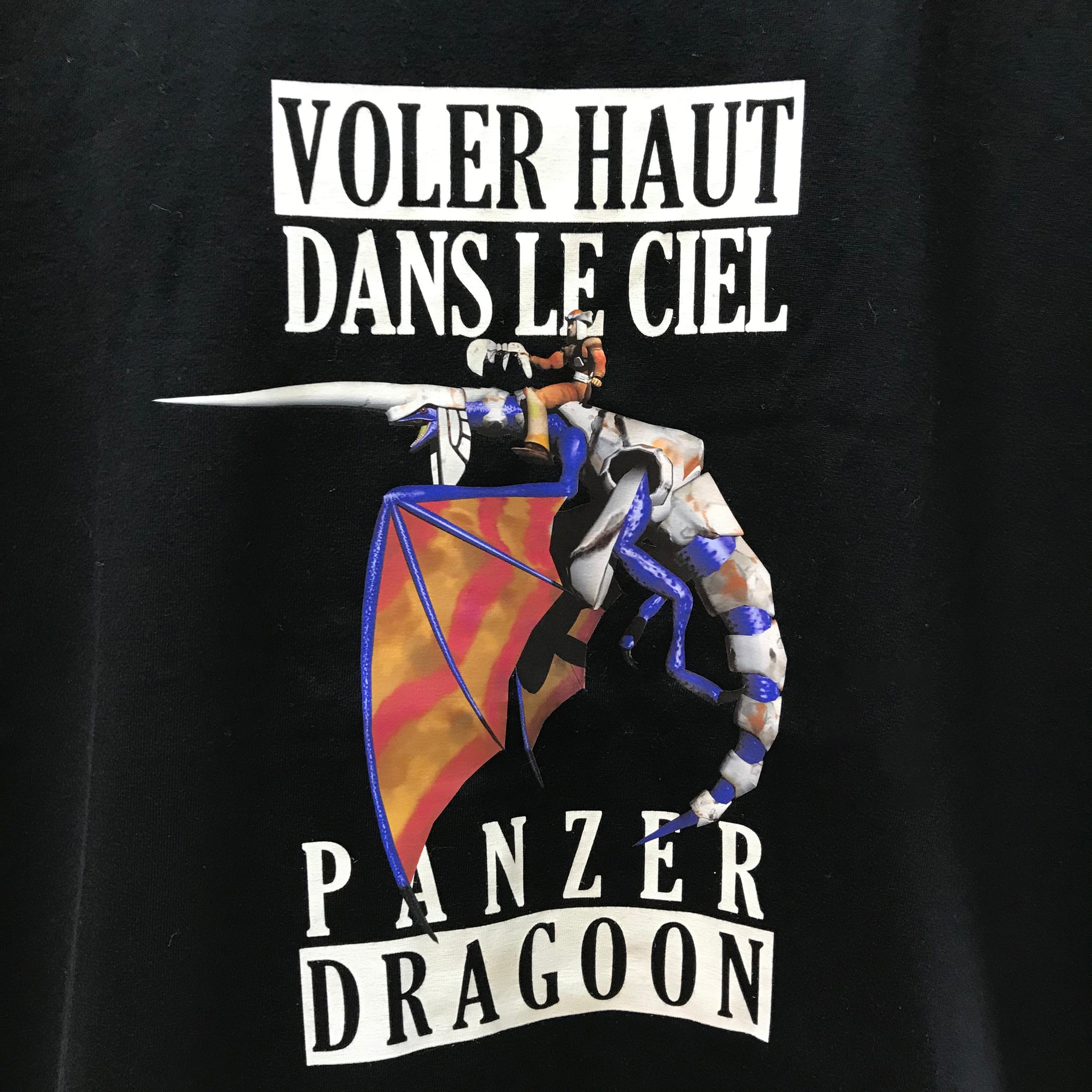 [Panzer Dragoon Saga + messa store] VOLER HAUT DANS LE CIEL T-shirt-BLACK-