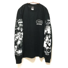Load image into Gallery viewer, [serial experiments lain + Cyberia Layer_2 + messa store] CYBERIA Long sleeve T-shirt -BLACK-
