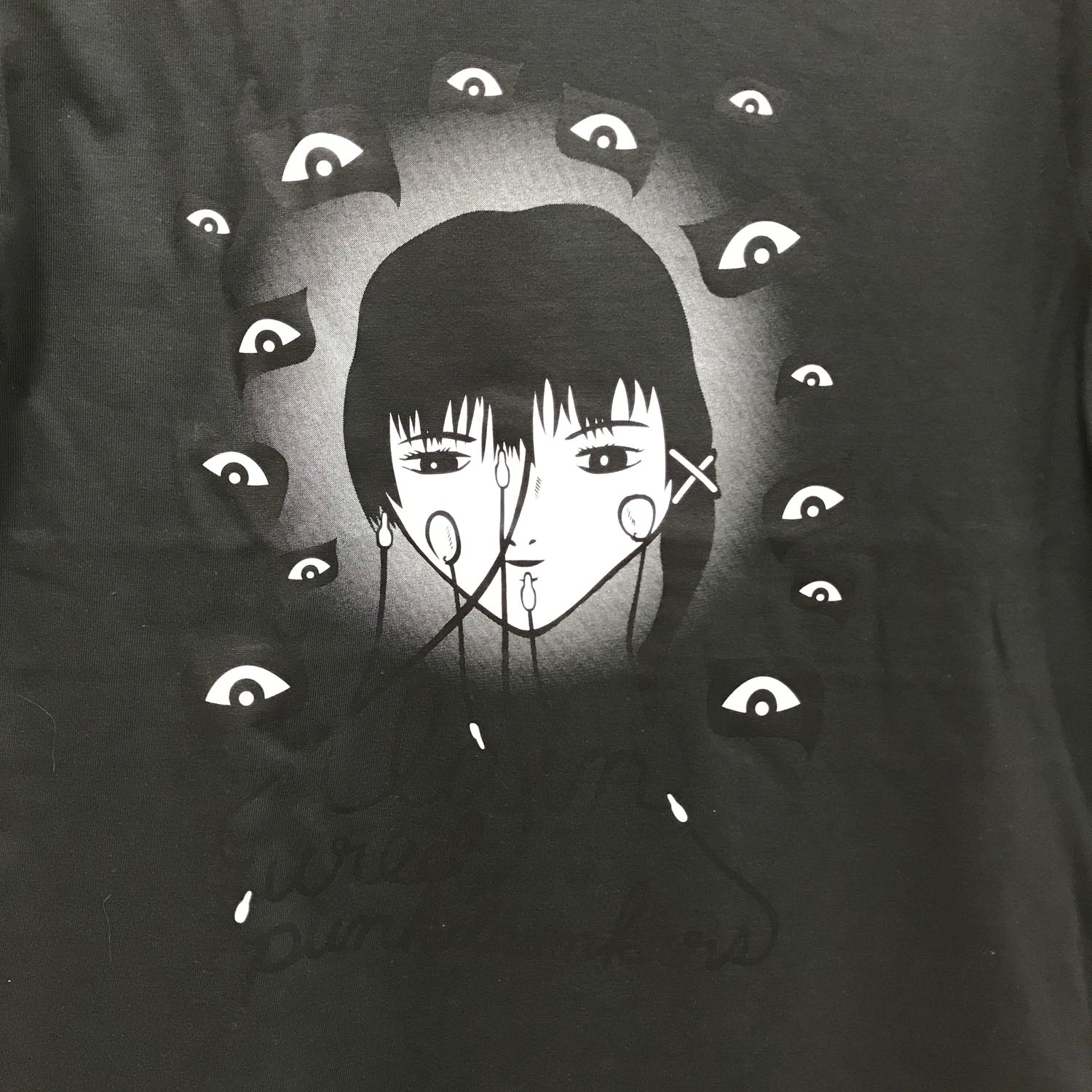 serial experiments lain + PUNK DRUNKERS] lain T-shirt-SUMI 