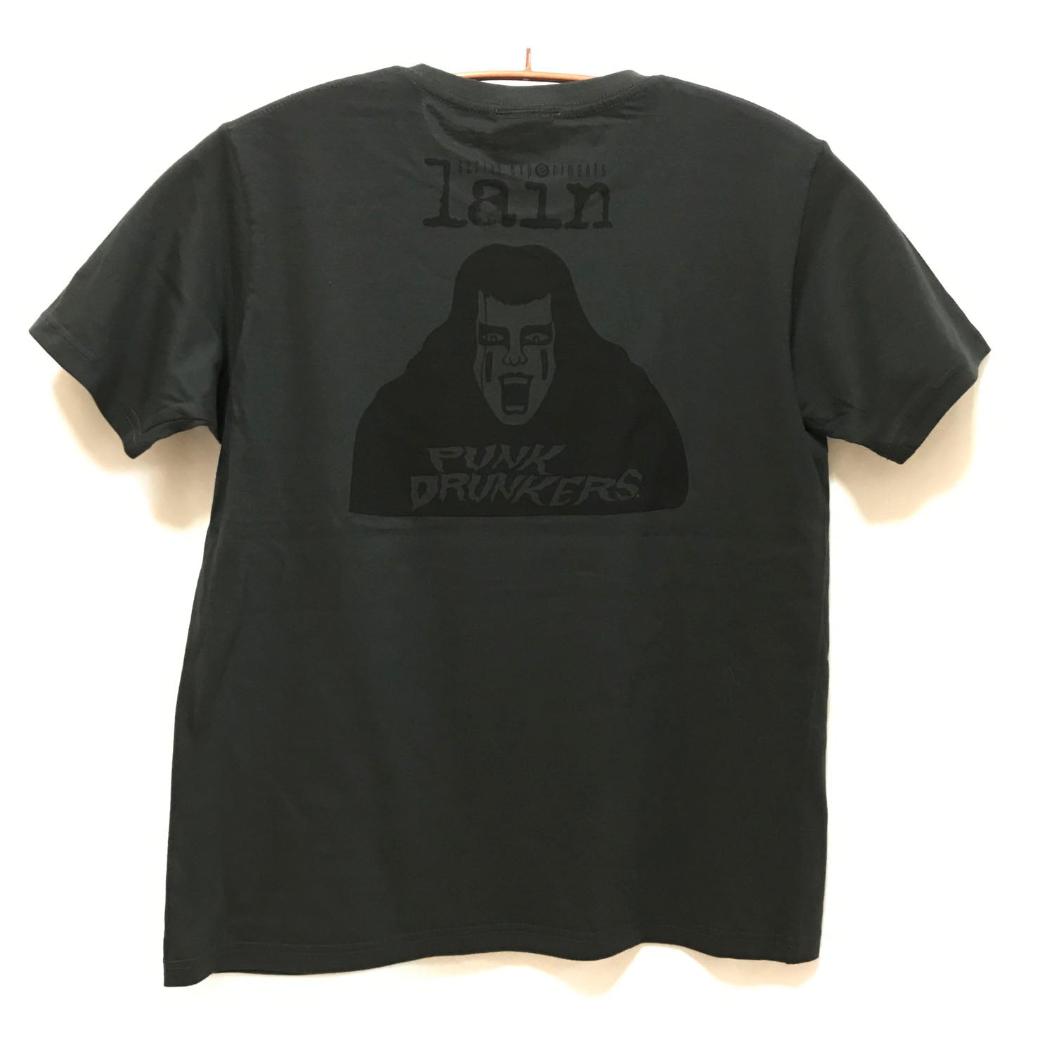 serial experiments lain + PUNK DRUNKERS] lain T-shirt-SUMI 