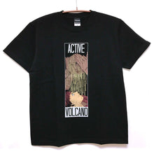 Load image into Gallery viewer, [Junji Ito + messa store] Glyceride  Active Volcano T-shirt -BLACK-
