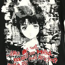 Load image into Gallery viewer, [serial experiments lain + messa store] duvet T-shirt-BLACK-
